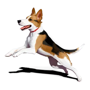 Agility Dog Running PNG 06132024