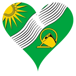 Agricultural Love Heart Graphic
