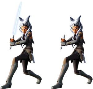 Ahsoka Tano Dual Stance Star Wars