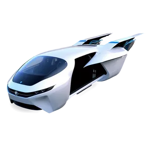 Ai-driven Flying Car PNG 06202024