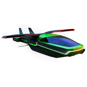 Ai-driven Flying Car PNG 06202024