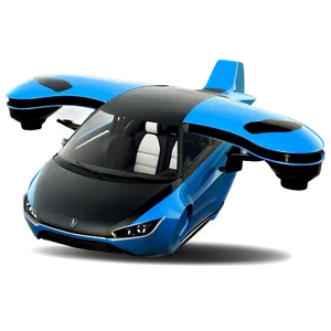 Ai-driven Flying Car PNG 06202024
