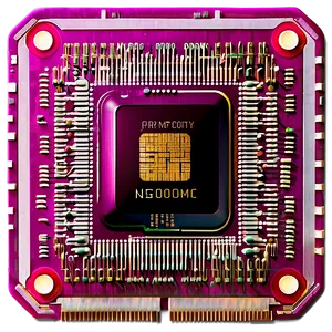 Ai Processor Chip Png Wge13 PNG image