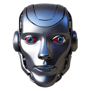 Ai Robot Head Illustration Png Uad90 PNG image