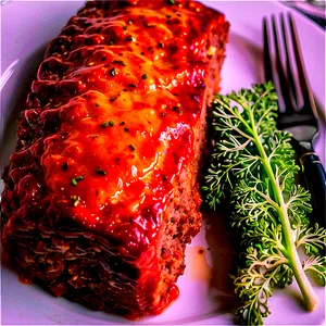 Air Fryer Meatloaf Recipe PNG Sfl