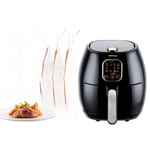 Air Fryer With Dual Cooking Zones PNG 2