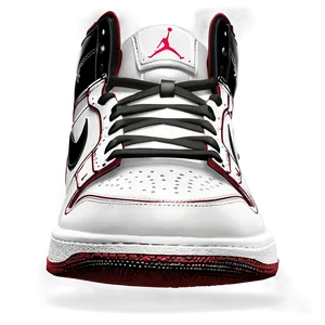 Air Jordan 1 Basketball Shoe PNG 06202024