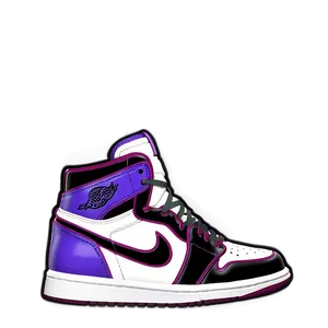 Air Jordan 1 Basketball Shoe PNG Hvf