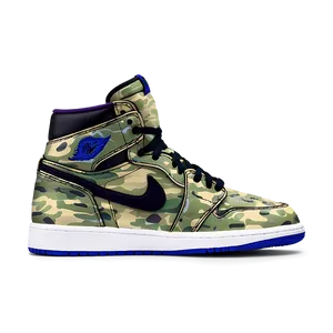 Air Jordan 1 Digital Camo Print PNG 26 PNG