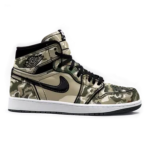 Air Jordan 1 Digital Camo Print PNG Owx93 PNG