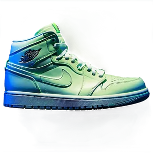 Air Jordan 1 Glow In The Dark Png 57 PNG image