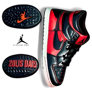 Air Jordan 1 Low Cut Design PNG Emp PNG
