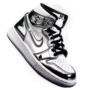 Air Jordan 1 Metallic Accents PNG Vjc56 PNG