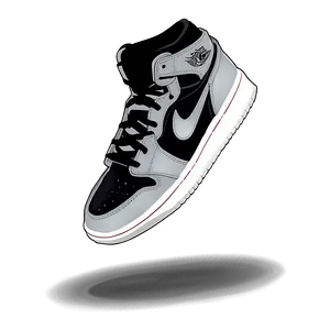 Air Jordan 1 Shadow Grey PNG Fmb PNG