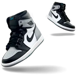 Air Jordan 1 Shadow Grey Png Npm PNG image