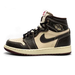 Air Jordan 1 Travis Scott Edition Png Feq PNG image