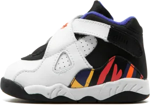 Air Jordan Colorful Kids Sneaker PNG image