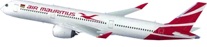 Air Mauritius Aircraft Profile PNG image