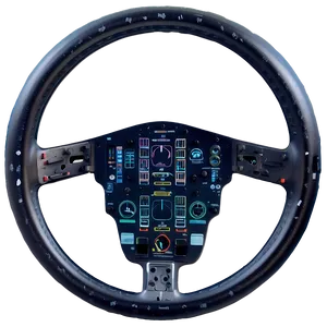 Aircraft Cockpit Steering Wheel PNG 05252024 PNG