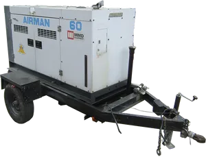 Airman60 Portable Generatoron Trailer PNG