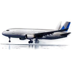 Airplane On Runway Png Obr7 PNG image