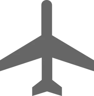 Airplane Silhouette Icon