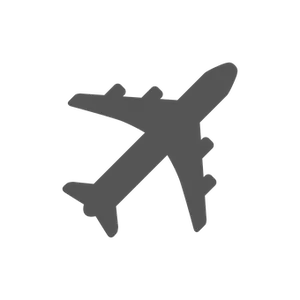 Airplane Silhouette Icon