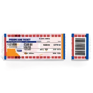 Airplane Ticket Png 7 PNG image