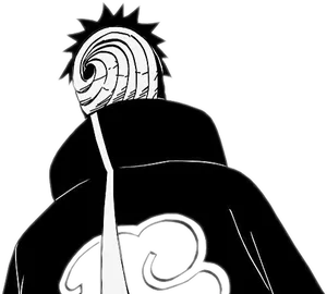 Akatsuki Member Iconic Cloak PNG image