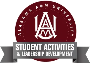 Alabama A& M University Student Activities Leadership Logo PNG image