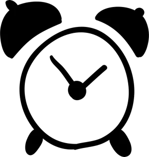 Alarm Clock Icon Silhouette