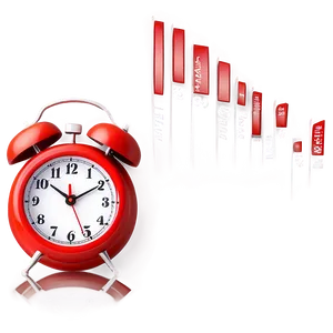 Alarm Clock Red Png Kyv PNG image