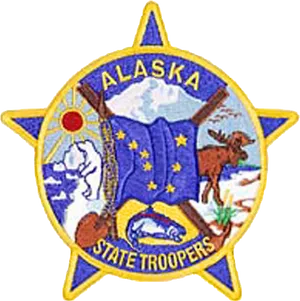 Alaska State Troopers Badge PNG image
