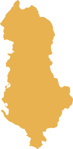 Albania Map Silhouette PNG image