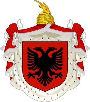 Albanian_ Coat_of_ Arms_ Illustration PNG image