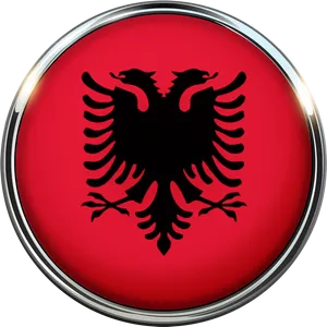 Albanian Eagle Emblem PNG image