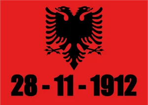 Albanian Independence Day Flag PNG image