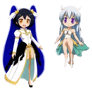 Albedo And Shalltear PNG 8