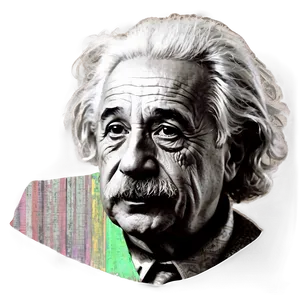 Albert Einstein By Andy Warhol PNG Nvh PNG