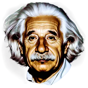 Albert Einstein By Andy Warhol PNG Pyd PNG