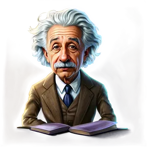 Albert Einstein Cartoon PNG 23 PNG