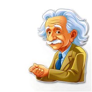 Albert Einstein Cartoon Png 38 PNG image