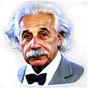 Albert Einstein Historical Document PNG 06122024