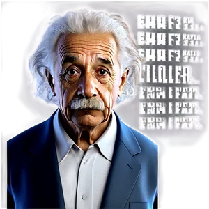 Albert Einstein Silhouette PNG Vty