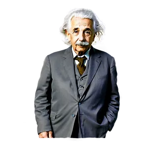 Albert Einstein With E=mc² Equation PNG Jpy83 PNG
