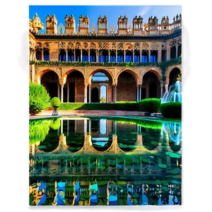 Alcazar Of Sevilla Gardens Png 35 PNG image