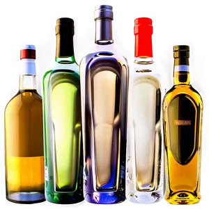 Alcohol Bottle Collection PNG Wyh PNG