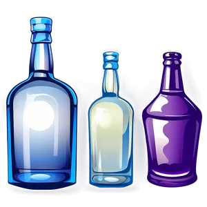 Alcohol Bottle Vector PNG Oea
