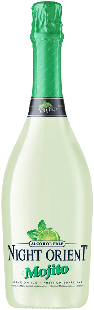 Alcohol Free Night Orient Mojito Bottle PNG image