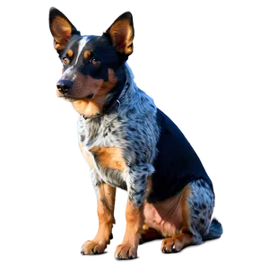 Alert Blue Heeler PNG 25